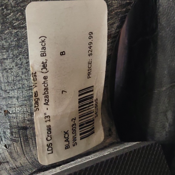 Tri Star "Azabache" Jet Black Leather Boots - Picture 11 of 13